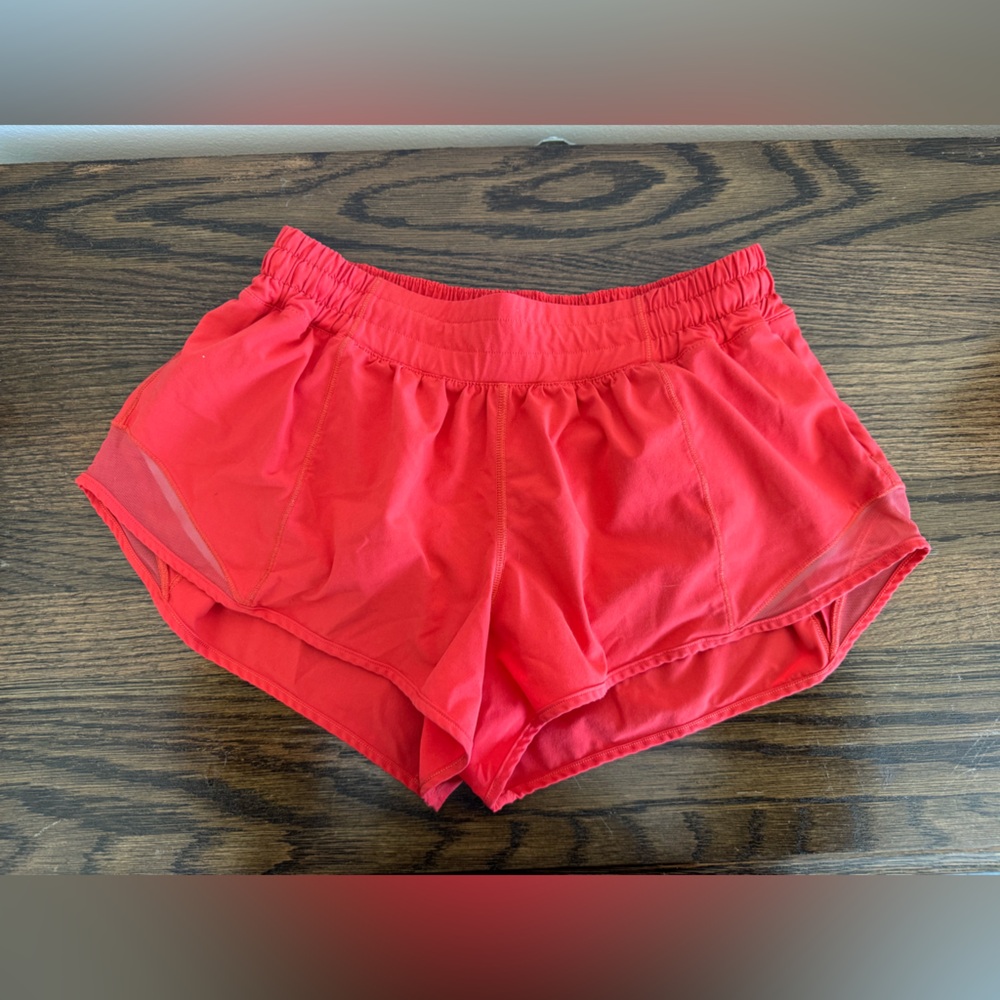 Vibrant lululemon Hotty Hot shorts
